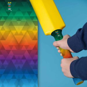 We are spark. Cricket Bat grips for kids - rainbow
