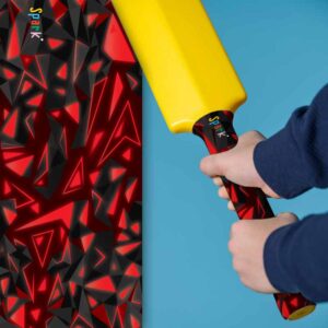 We are spark. Cricket Bat guide grips for kids - red
