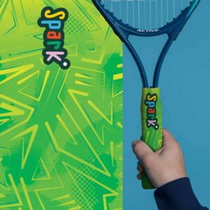 We are spark. Tennis Racquet grips for kids - Lime green
