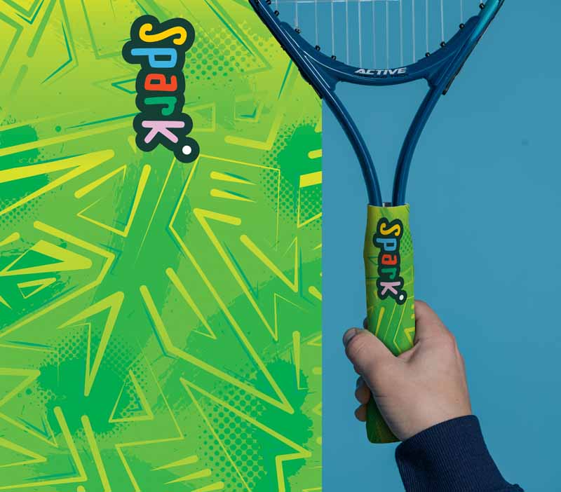Spark Tennis Grip - Lime Laser